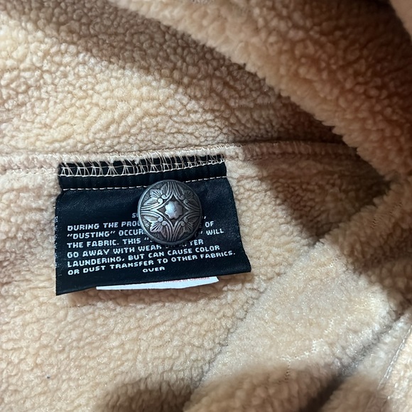 Tan women’s winter button up coat Country Clothing Company Cheyanne collection - Picture 9 of 10